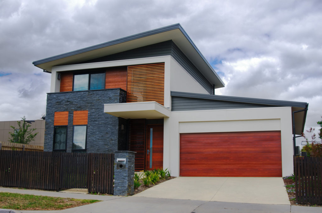newly painted exterior and roof of suburban house in Sydney